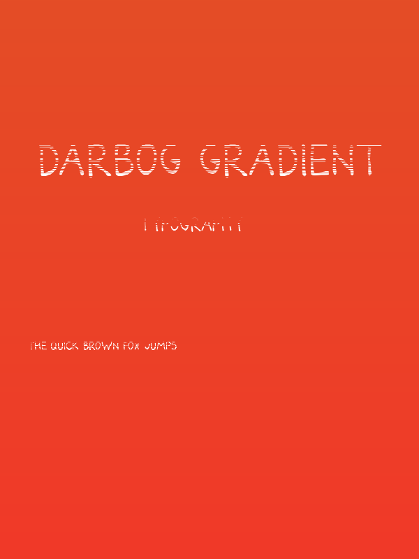 Darbog gradient Poster