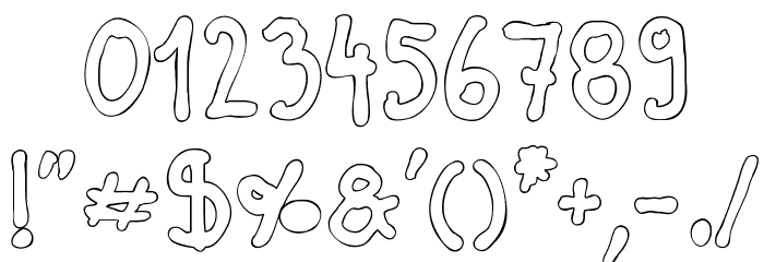 Darbog outline Bold Font OTHER CHARS