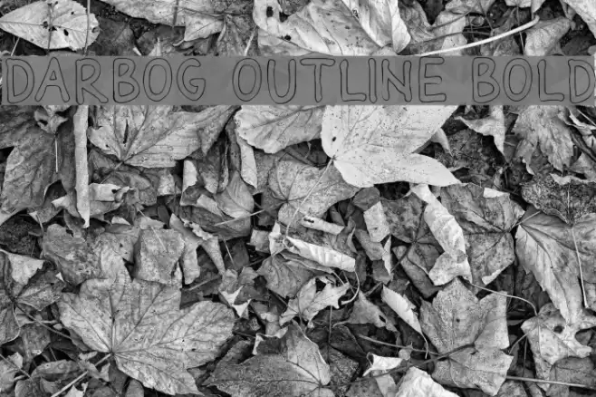 Darbog outline Bold Polices examples
