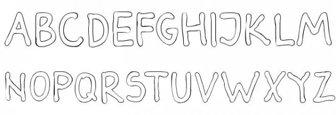 Darbog outline Bold Polices MINUSCULES