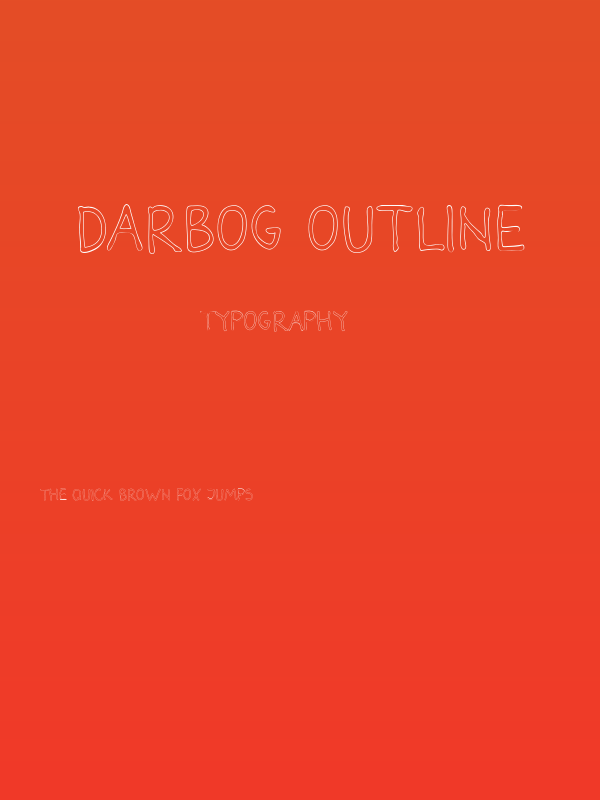 Darbog outline Poster