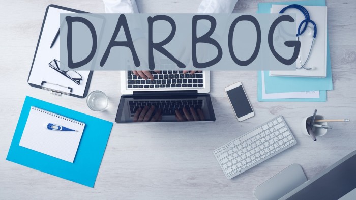 Darbog Font examples