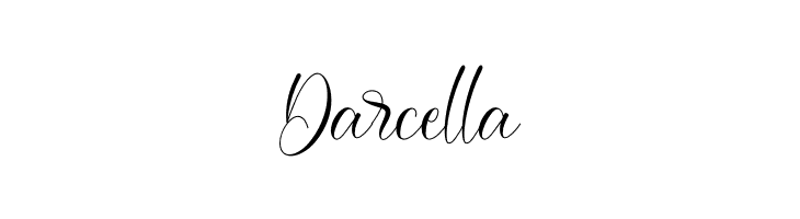 Darcella  नि: शुल्क फ़ॉन्ट्स डाउनलोड