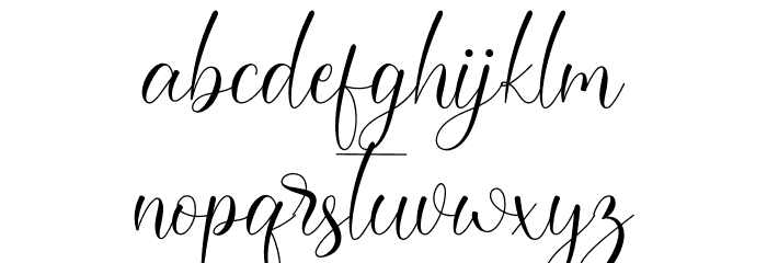 Darcella Font LOWERCASE