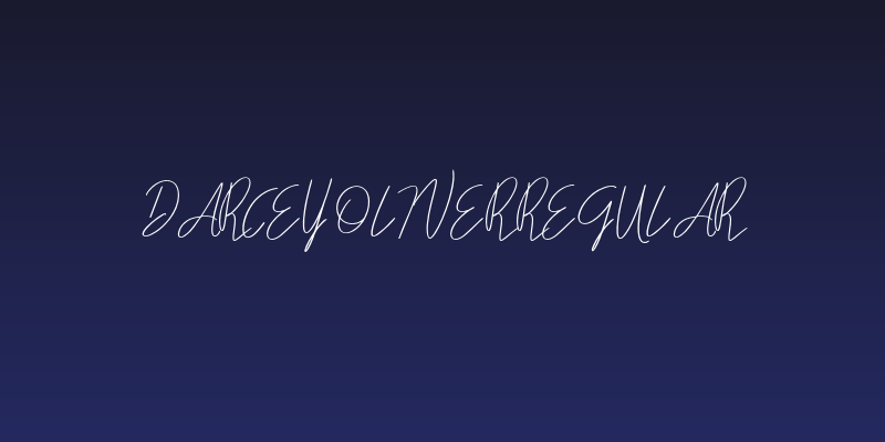 Darcey Oliver Regular Social Header