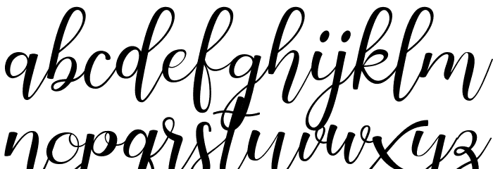 Dardanila Font LOWERCASE