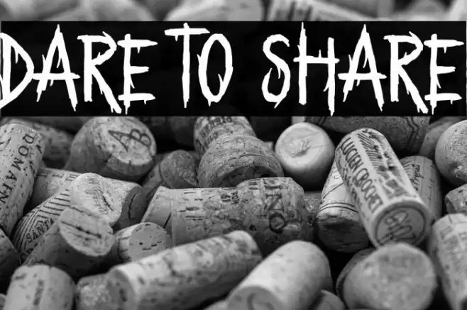 Dare to Share Caratteri examples