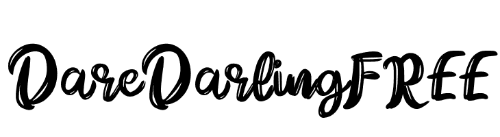 DareDarlingFREE  免费字体下载