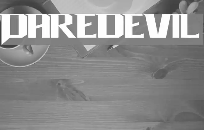 Daredevil Font examples