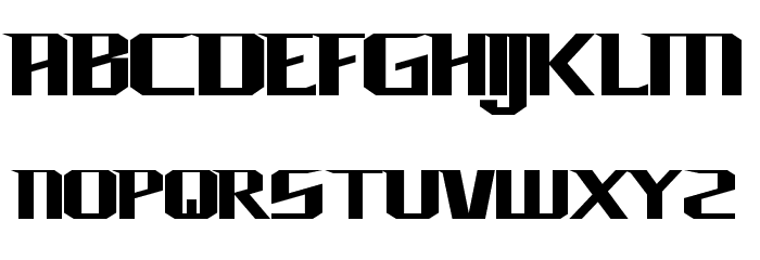 Daredevil Font LOWERCASE