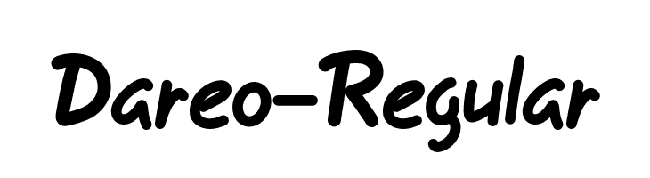 Dareo-Regular  Free Fonts Download