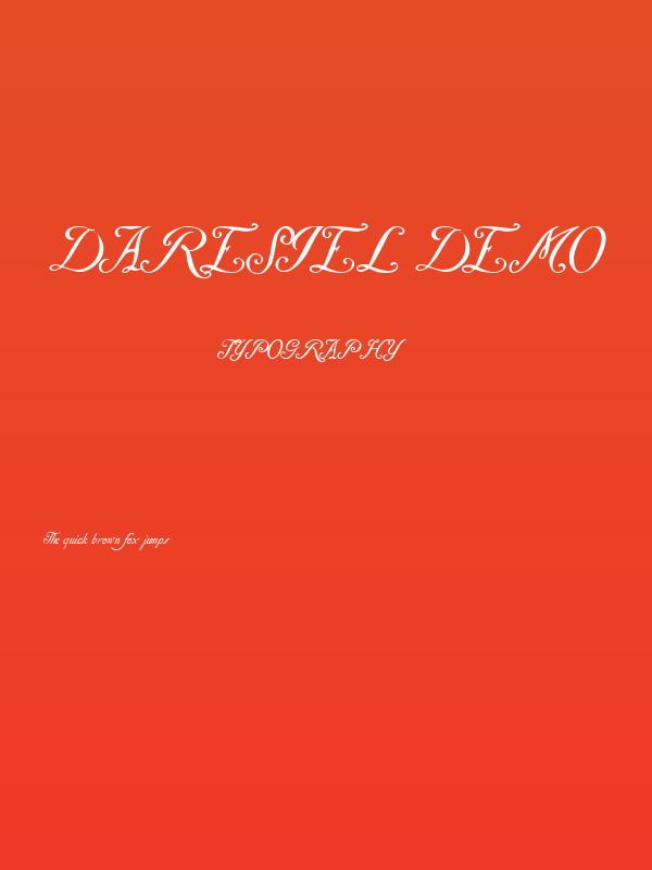 Daresiel Demo Poster