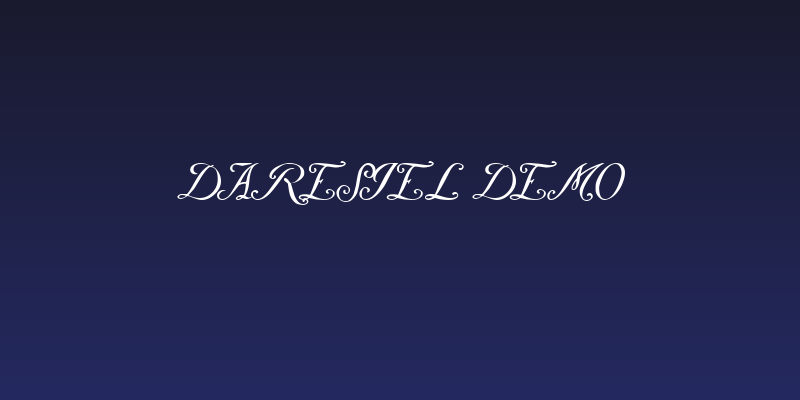 Daresiel Demo Social Header