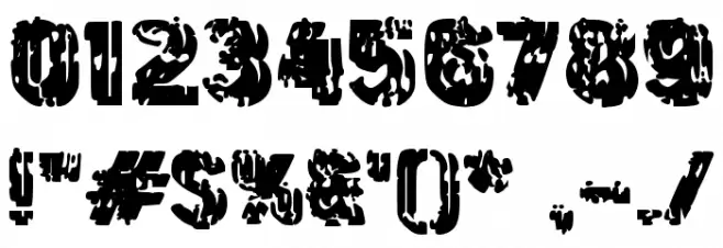 Darest Font OTHER CHARS