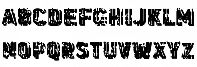 Darest Шрифта ВЕРХНИЙ