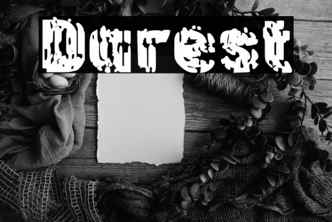 Darest Font examples