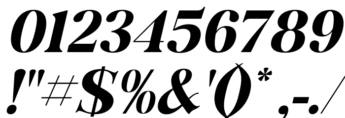 Daretro Mandra Italic Font OTHER CHARS