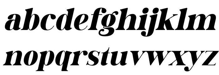Daretro Mandra Italic Font LOWERCASE