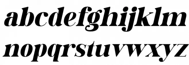 Daretro Mandra Italic Schriftart Kleinbuchstaben