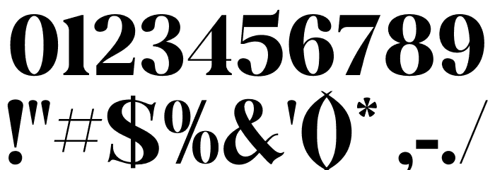 Daretro Mandra Font OTHER CHARS