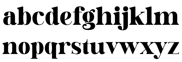 Daretro Mandra Font LOWERCASE