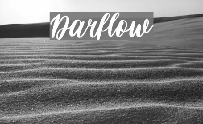 Darflow Font examples