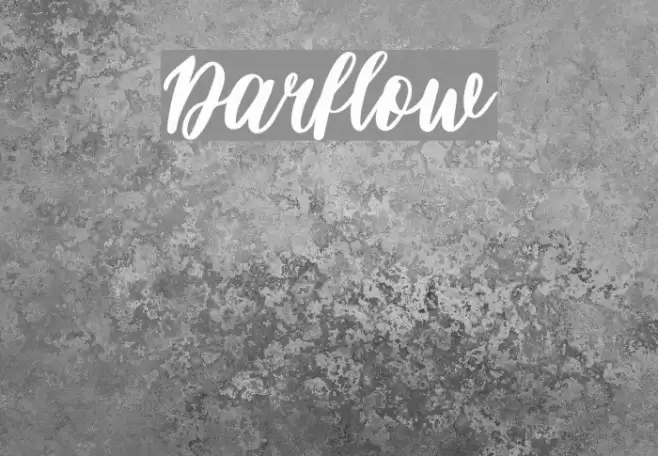 Darflow Font examples