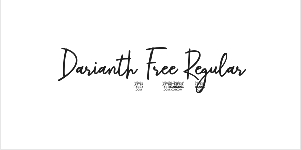 Darianth Free Regular Logo