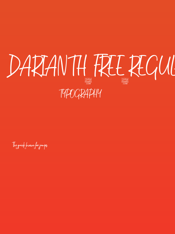 Darianth Free Regular Poster