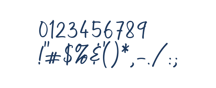 Darianth Regular Other Characters