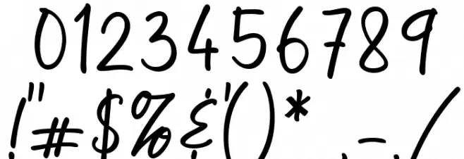 Darianth Regular Polices AUTRES CHARS