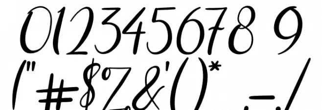 Darinella Font OTHER CHARS