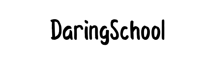 Daring School  नि: शुल्क फ़ॉन्ट्स डाउनलोड