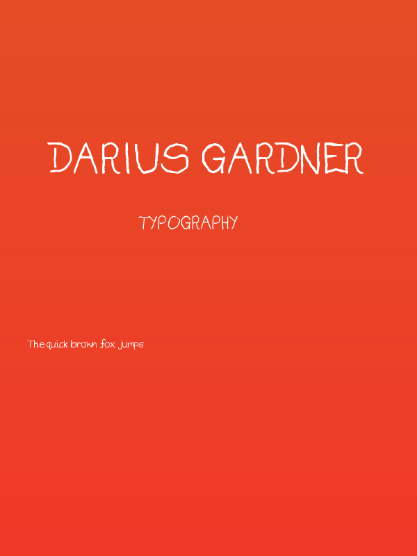 Darius Gardner Poster