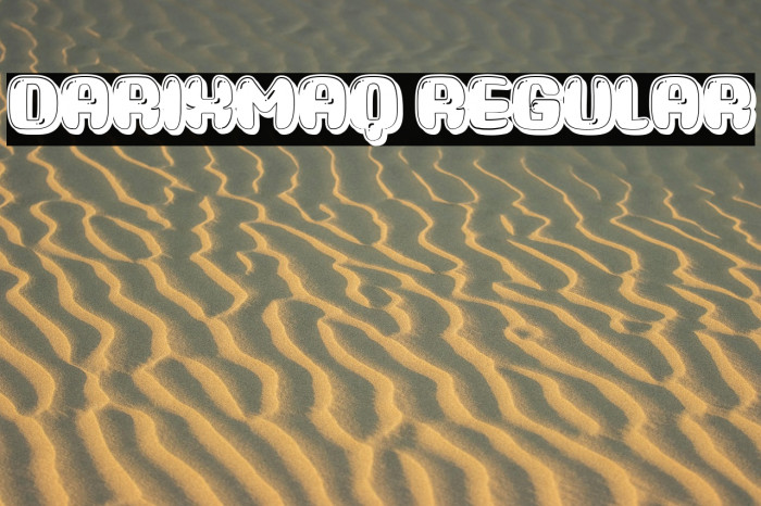 Darixmaq Regular Example 3