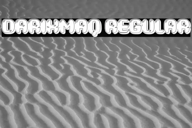 Darixmaq Regular Font examples