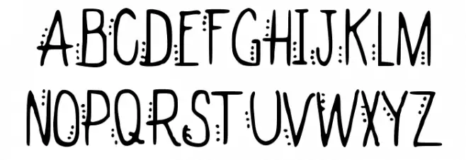 Darjeeling Font Litere mari