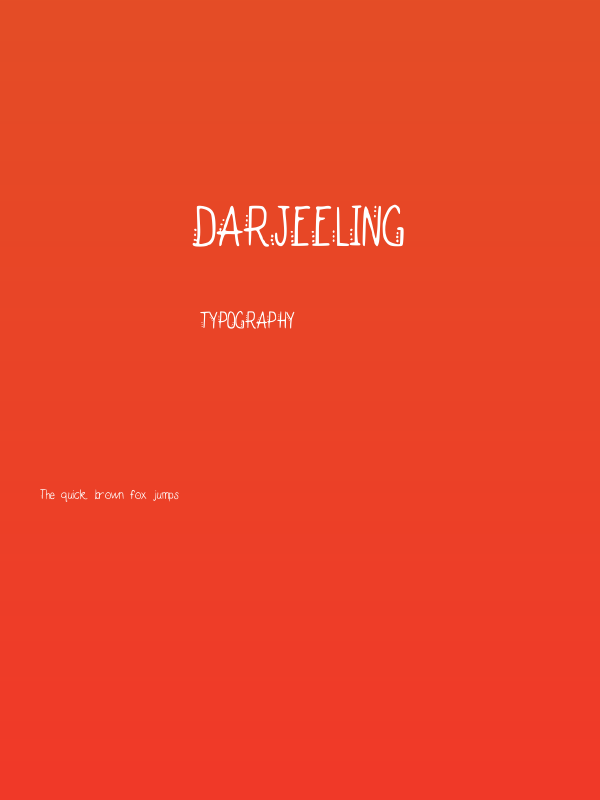 Darjeeling Poster