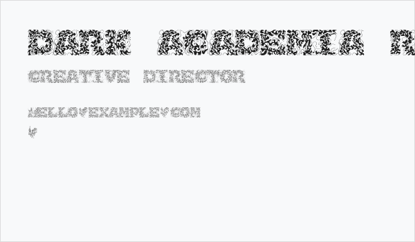 Dark Academia Regular Business Card