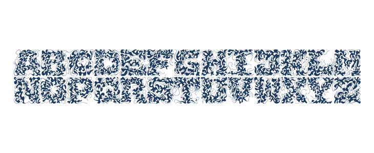 Dark Academia Regular Lowercase