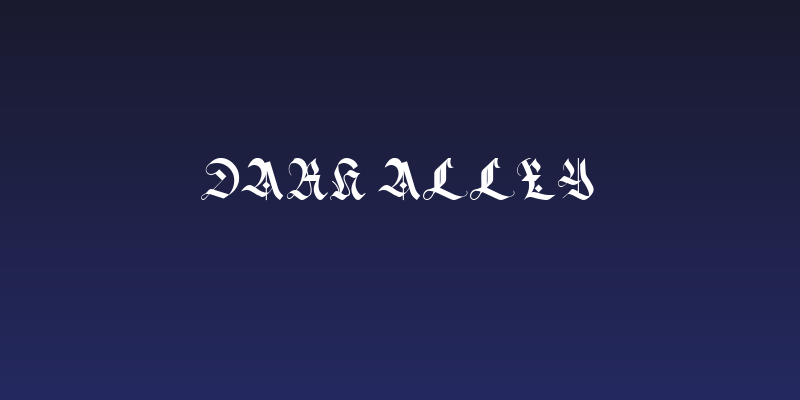 Dark Alley Social Header