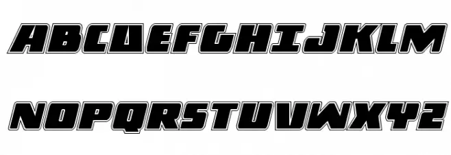 Dark Alliance Academy Italic Polices MAJUSCULES
