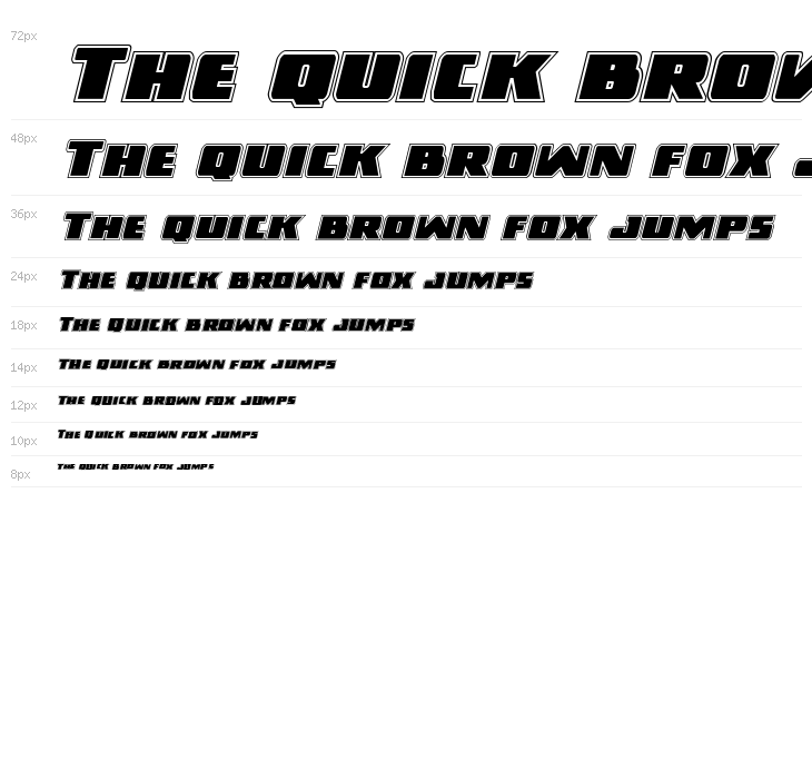 Dark Alliance Academy Italic Waterfall