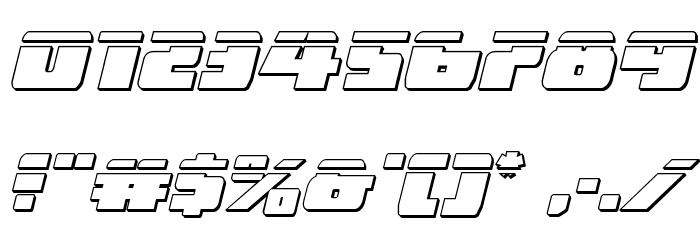 Dark Alliance Bullet Italic Font OTHER CHARS