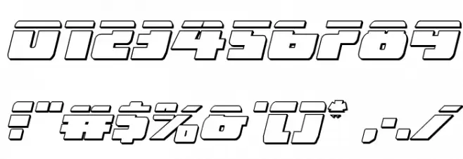 Dark Alliance Bullet Italic Font OTHER CHARS