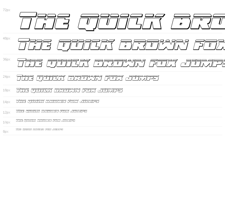 Dark Alliance Bullet Italic Waterfall