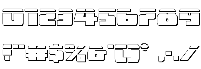 Dark Alliance Bullet Font OTHER CHARS