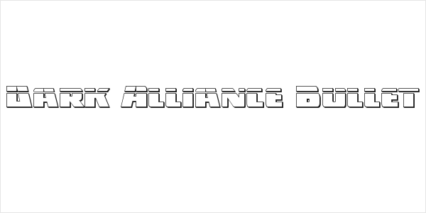 Dark Alliance Bullet Logo