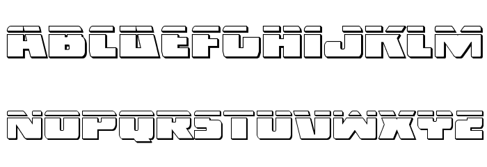 Dark Alliance Bullet Font LOWERCASE