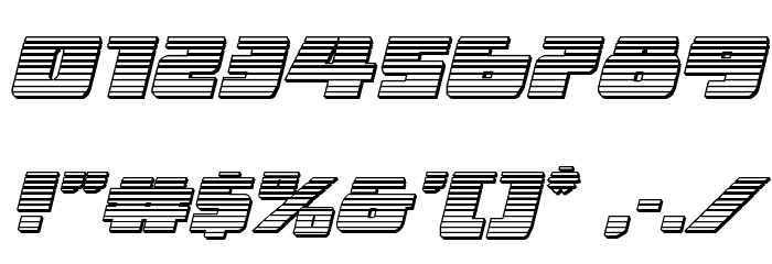 Dark Alliance Chrome Italic Font OTHER CHARS